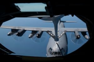 Team Mildenhall aircraft support training over Black Sea Team Mildenhall aircraft support training over Black Sea